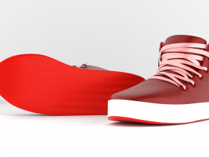 stylized shoes sneakers collection low-poly Modelo 3D
