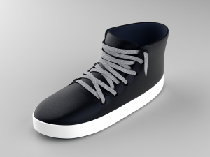 stylized shoes sneakers collection low-poly Modelo 3D