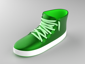stylized shoes sneakers collection low-poly Modelo 3D