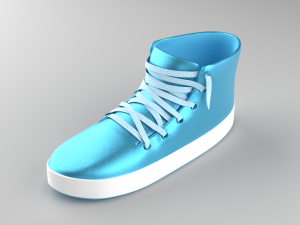 stylized shoes sneakers collection low-poly Modelo 3D