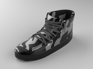 stylized shoes sneakers collection low-poly Modelo 3D