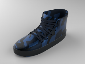 stylized shoes sneakers collection low-poly Modelo 3D