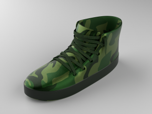 stylized shoes sneakers collection low-poly Modelo 3D