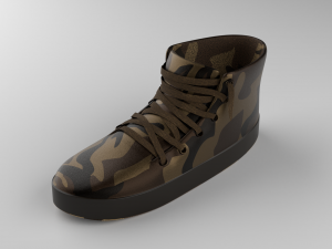 stylized shoes sneakers collection low-poly Modelo 3D
