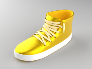 stylized shoes sneakers collection low-poly Modelo 3D