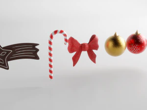 christmas decoration assets 3D Model