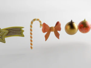 christmas decoration assets 3D Model