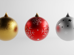 christmas decoration assets 3D Model