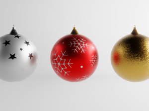 christmas decoration assets 3D Model