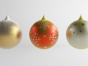 christmas decoration assets 3D Model