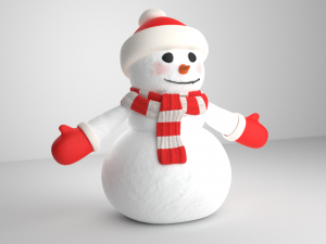 snowman 3Dモデル