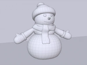 snowman 3D Model