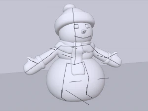 snowman 3D Model