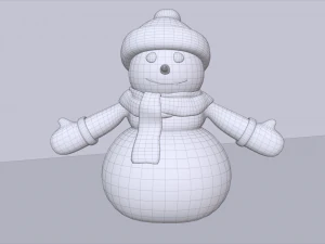 snowman 3D Model