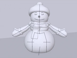 snowman 3D Model