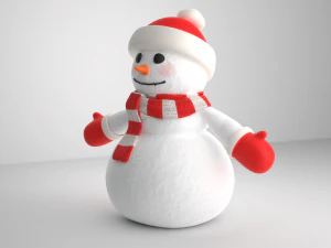 snowman 3D Model