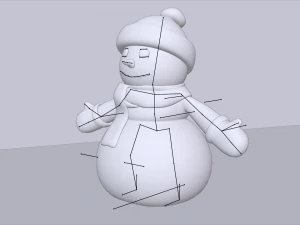 snowman 3D Model