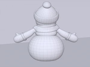 snowman 3D Model