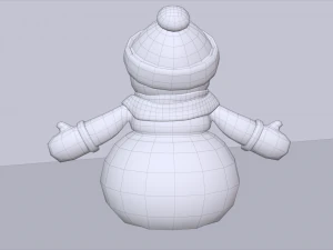 snowman 3D Model