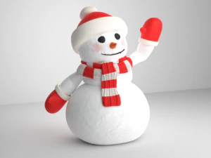 snowman 3D Model