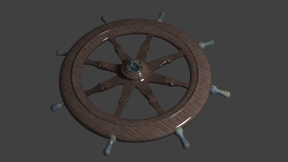 handwheel 3D Model .c4d .max .obj .3ds .fbx .stl .blend 