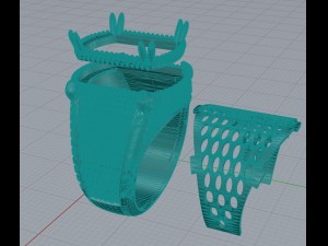rhing cushion 3D-printmodel