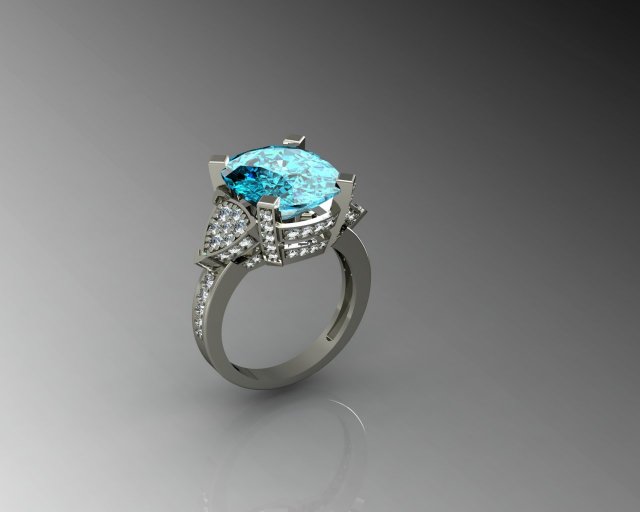 blu diamond cushion Modèles 3D en vedette .c4d .max .obj .3ds .fbx .stl .blend 