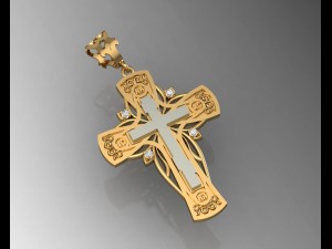 Cross of gold 3Dプリントモデル
