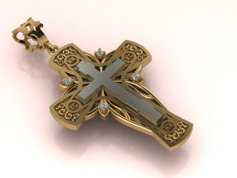 Cross of gold 3Dプリントモデル