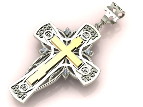Cross of gold 3Dプリントモデル