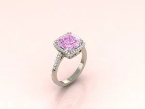 Cushion Ring 3D Print Model