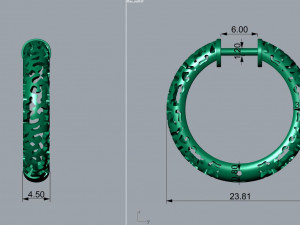 Earrings Leopard Model Cetak 3D