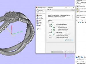 Ring flower 3D print model Modello di stampa 3D