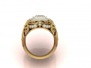 Man Ring Modelo de Impressão 3D