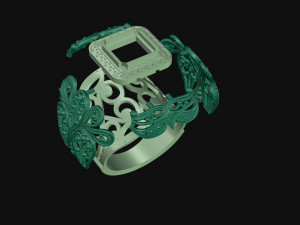 Man Ring Modelo de Impressão 3D