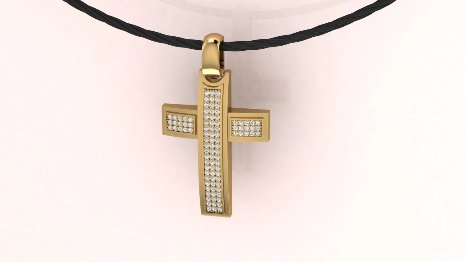 Cross Pendand 3D Print Model .c4d .max .obj .3ds .fbx .stl .blend