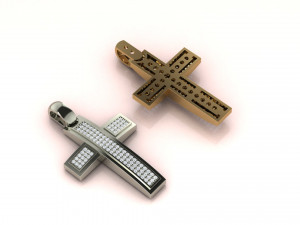 Cross Pendand 3D-Druckmodell