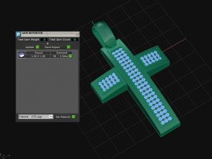 Cross Pendand 3D-Druckmodell