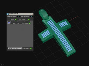 Cross Pendand 3D Print Model