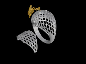 Butterfly ring 3D Print Model