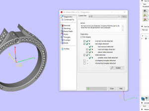 Fashion diamods ring 3D प्रिंट मॉडल
