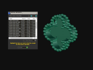 Fashion Jewelery Pendant Modello di stampa 3D