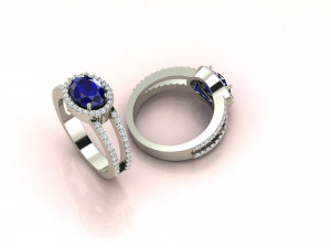 Ring Oval 3D प्रिंट मॉडल