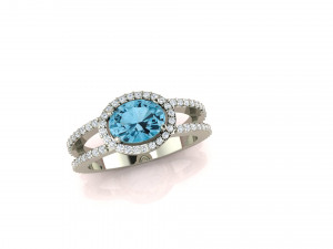 Ring Oval 3D प्रिंट मॉडल
