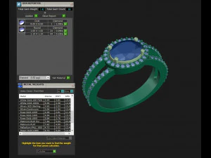 Ring Oval 3D Print Model
