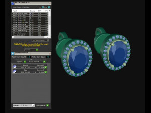 Oval Earrings Modelo de Impressão 3D