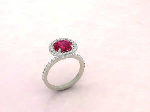 Round Ring 3D Print Model