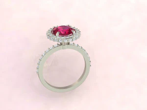 Round Ring 3D Print Model