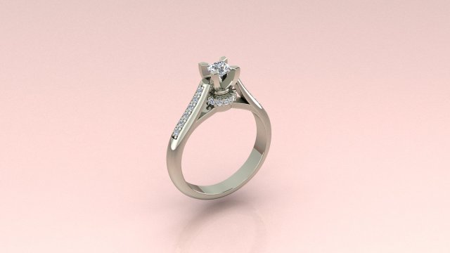 Ring Queen Modello di stampa 3D .c4d .max .obj .3ds .fbx .stl .blend