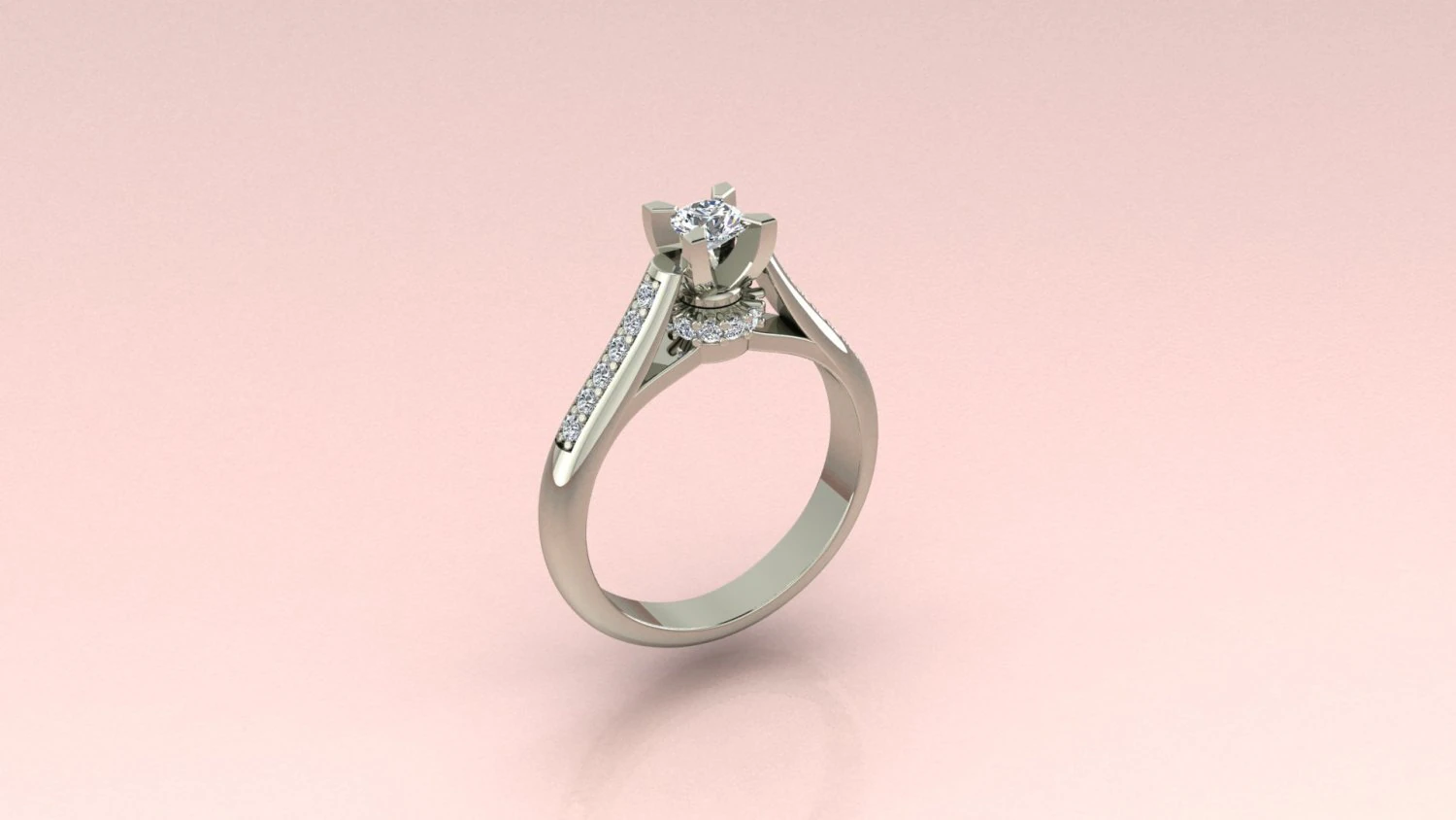 Ring Queen 3D Print Model .c4d .max .obj .3ds .fbx .stl .blend 